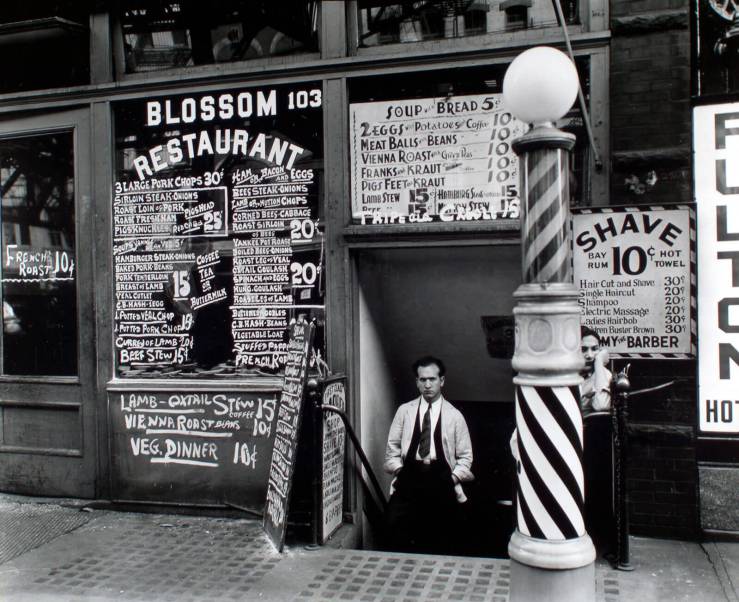 Blossom Restaurant Bowery Bérénice Abbott 1935